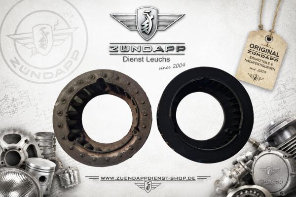 Zündapp Gebläse-Lüfterrad 250-07.602 – ZD 10 & ZD 30 Typ 446 – Originalgetreue Premium-Nachfertigung